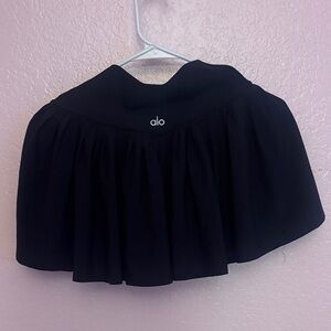 ALO Yoga  Black Tennis Skirt